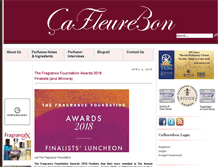 Tablet Screenshot of cafleurebon.com